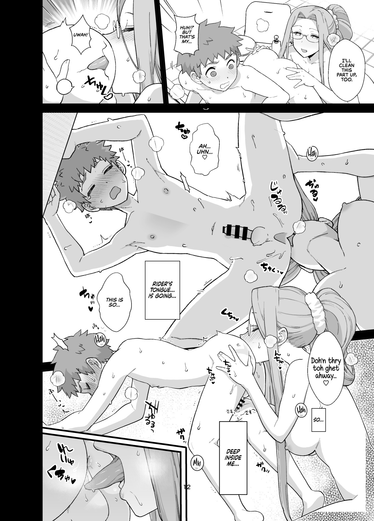 Hentai Manga Comic-Staying Home With Rider-san-Read-14